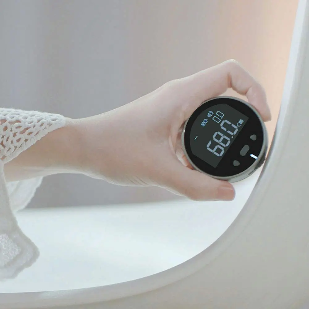 LCD Digital Meter Electronic Tape Measure Little Q Electronic Ruler Voicebroadcast Digital Mesuring Curve Irregular Object