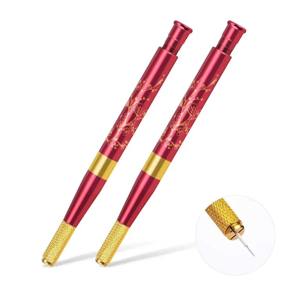 

Handmade Permanent Makeup Eyebrow Microblading Pen Machine Plum pattern Tattoo Manual Blade Eyebrow Microblading Pen
