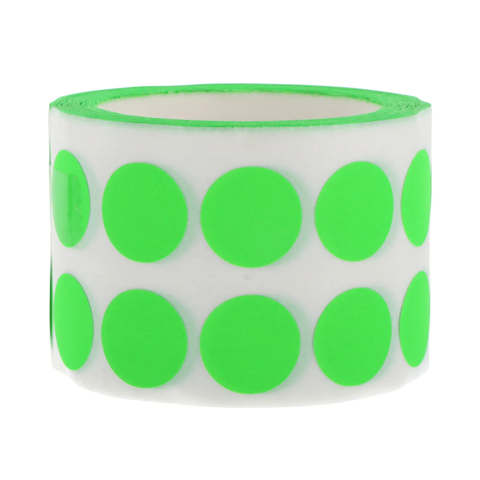 

Colored Fluorescent Dot Stickers Roll Lightweight Easy-Peel Craft Seal Stickers for Envelope Scrapbooking Party Home