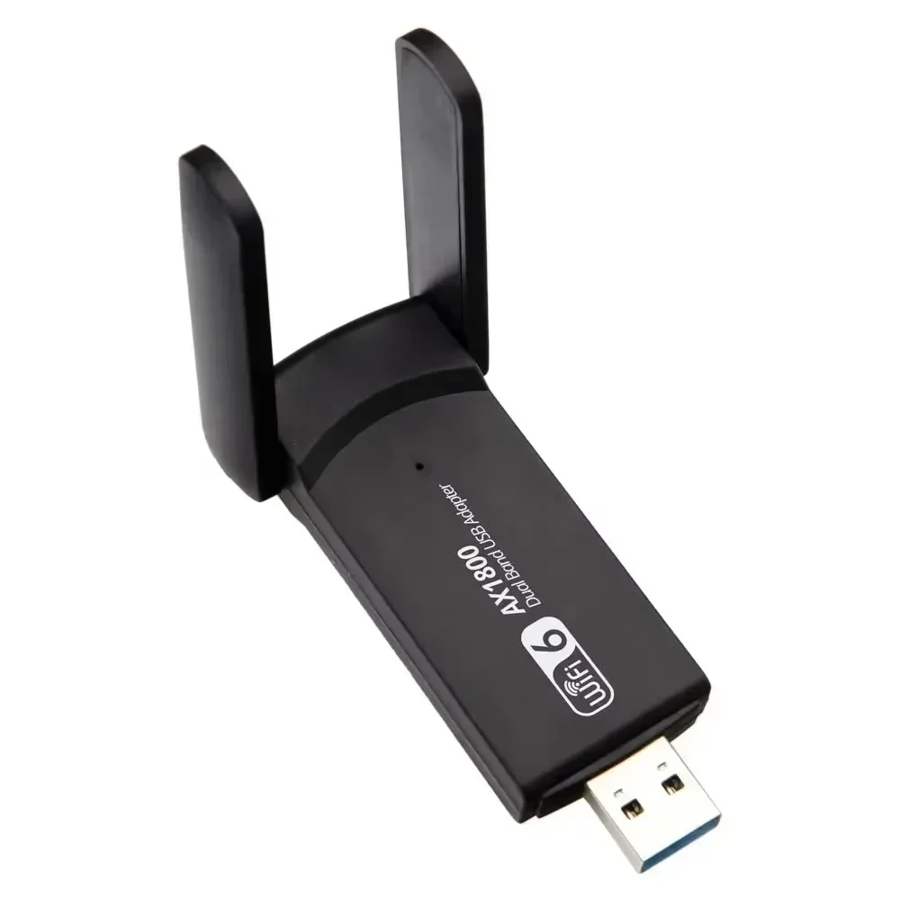 1800Mbps WiFi 6 USB WIFI Adapter Dual Band USB3.0 Wireless Network Card Antenna Wi-Fi Dongle for Win 10/11 PC