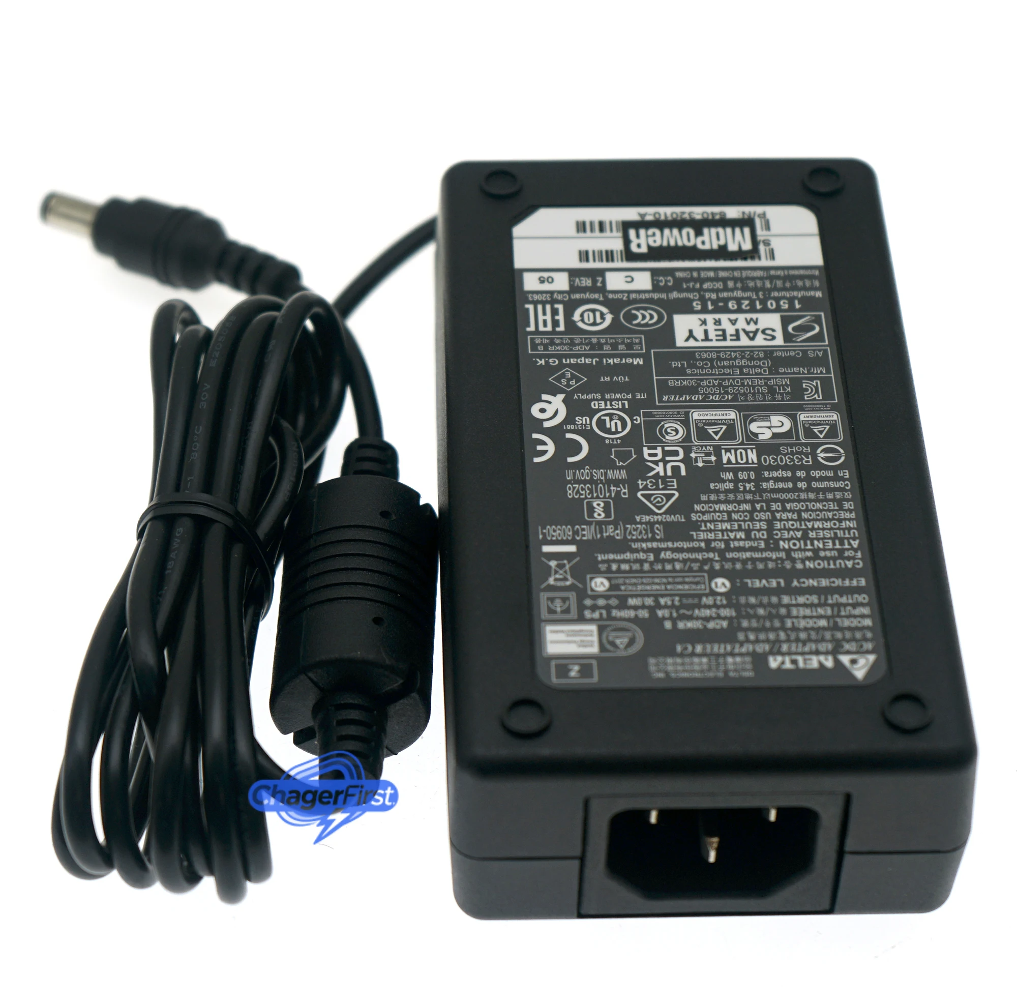Genuine Delta ADP-30KR B MA-PWR-30WAC A40-32010 12V 2.5A AC Adapter Charger for Cisco MX64 MX64W MX67 MX67W MX67C Power Supply