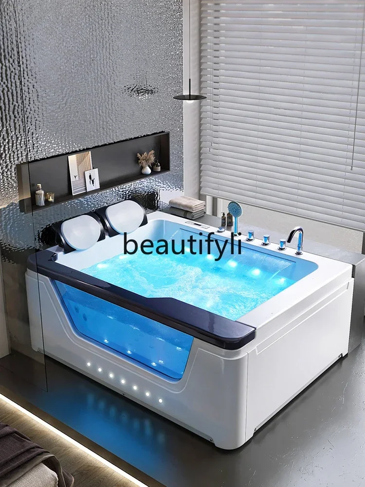 smt03A ss Asmt14 ستارة مائية شلال ذكي لتدليك الأمواج من الأكريليك حوض استحمام للزوجين درجة حرارة ثابتة 1.7 متر 242 حوض استحمام