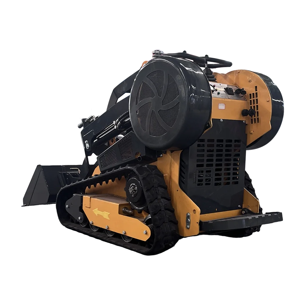 حار بيع الصين الديزل البسيطة جرافة عجلة القيادة آلات تحريك الأرض جرافة انزلاقية مع دلو #5