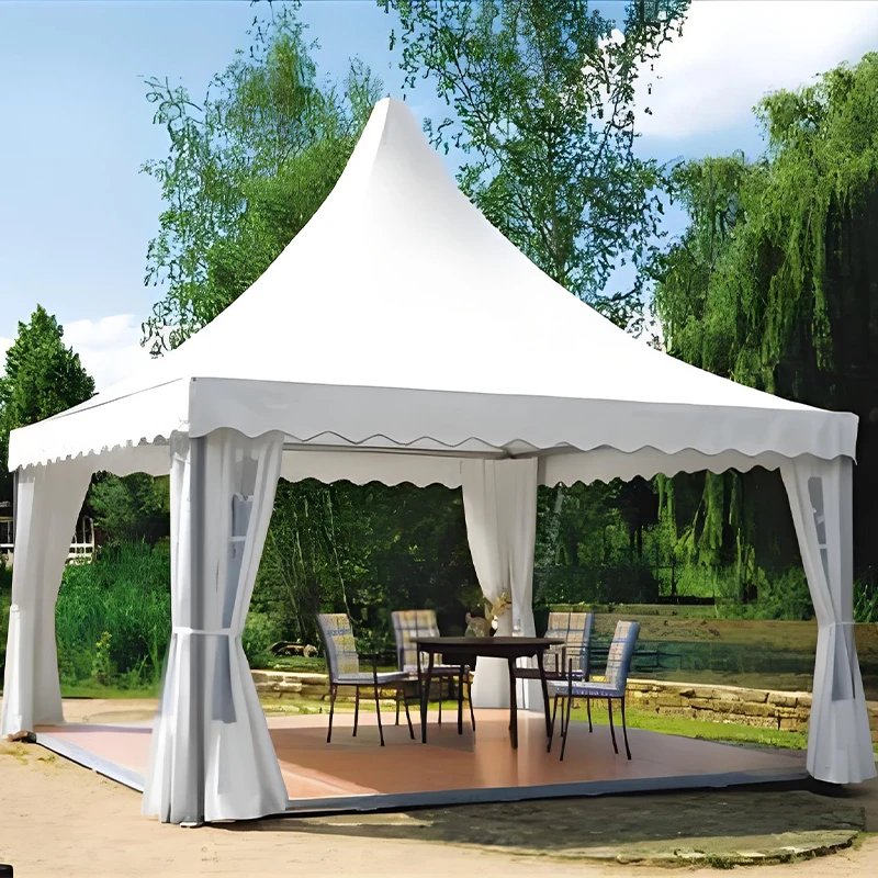 

China Factory's Removable Outdoor PVC Canopy Pagoda Tent Party Pagoda Tents in Sizes 3x3m 5x5m 6x6m for Weddings Trade Shows
