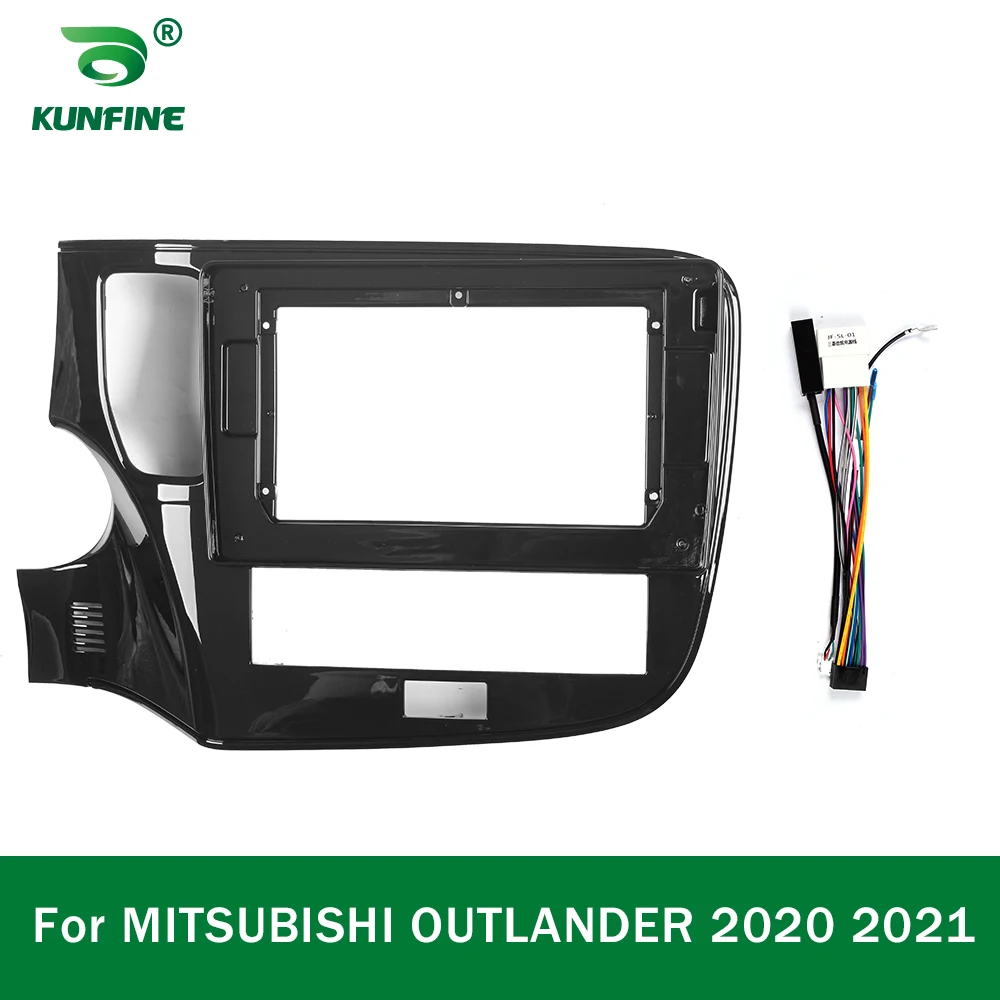 Car GPS Navigation Stereo For MITSUBISHI OUTLANDER 2020-21 Radio Fascias Panel Frame Fit 2Din 10. 1 inch In Dash headunit screen