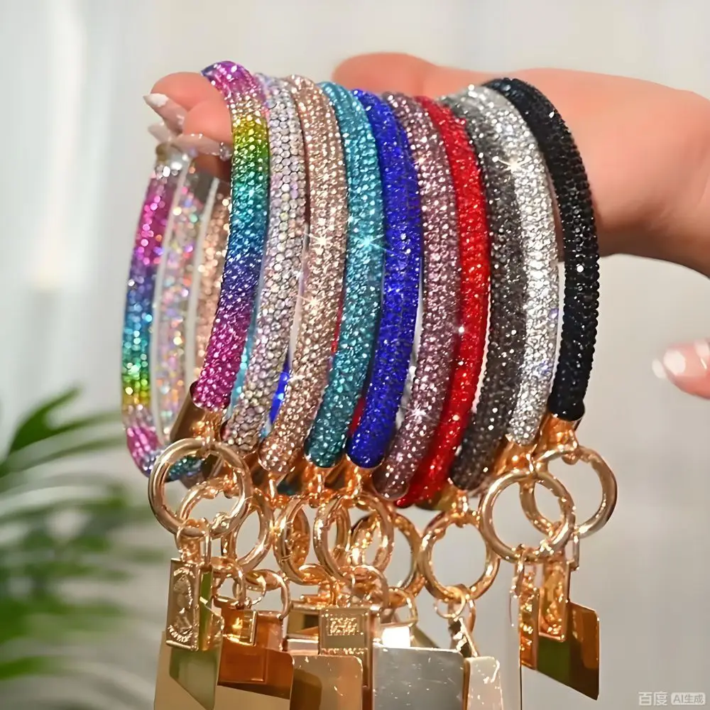 

Модный блестящий ремешок для телефона с камнями, яркий бриллиантовый брелок, яркие ремешки для телефона на запястье, аксессуары для телефона