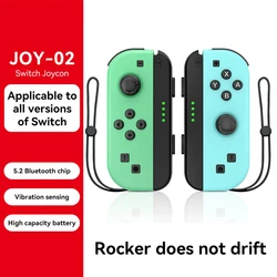 Joy pad joycons para nintendo switch joystick mini controlador gamepad console de jogo sem fio joypad turbo função acordar