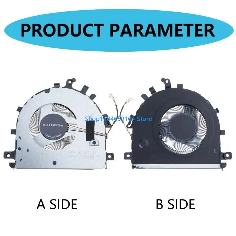 Notebook CPU Cooling Fan 4Pin 4Wire CPU Radiator for Huawei MateBook D15 D 15