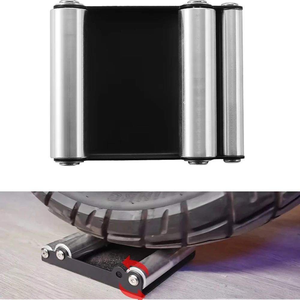 

Tire Wheel Cleaning Bracket Stand Universal Chain Clean Tool Stands Roller Ramp Lift Aluminum Motorcycle For KTM Husqvarna