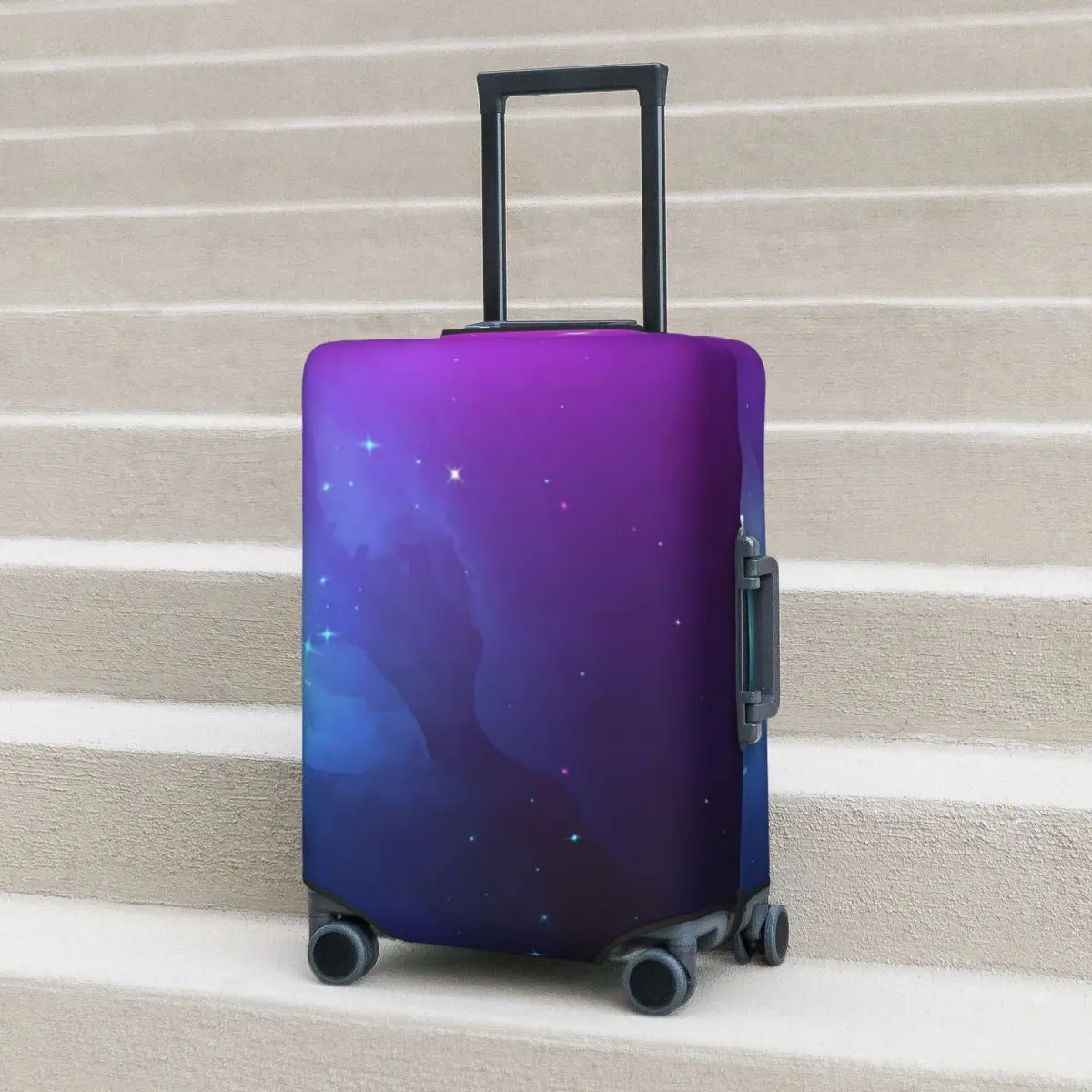 Abstract Galaxy Suitcase Cover Colorful Print Travel Protector Flight Fun Luggage Accesories