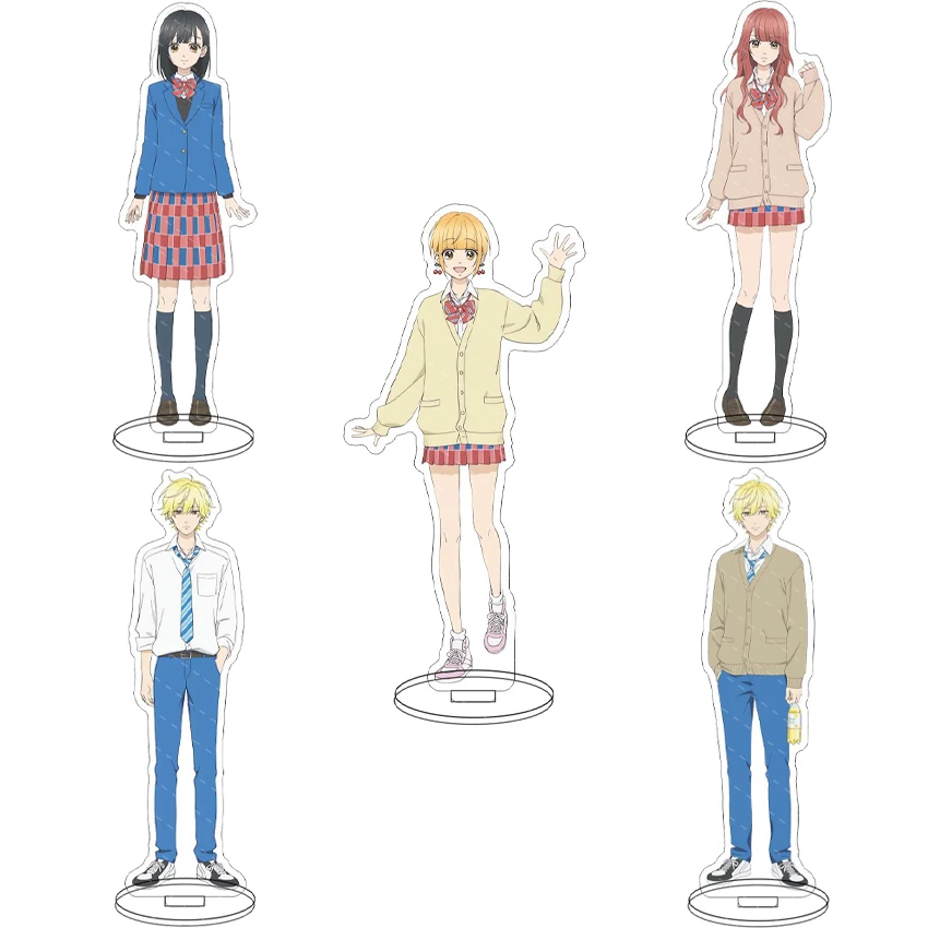 Figura de acrílico de 16 cm de Anime Honey Lemon Soda, Uka Ishimori, Kai Miura, Serina Kanno, Tomoya Takamine, para decoración, regalos y cosplay.