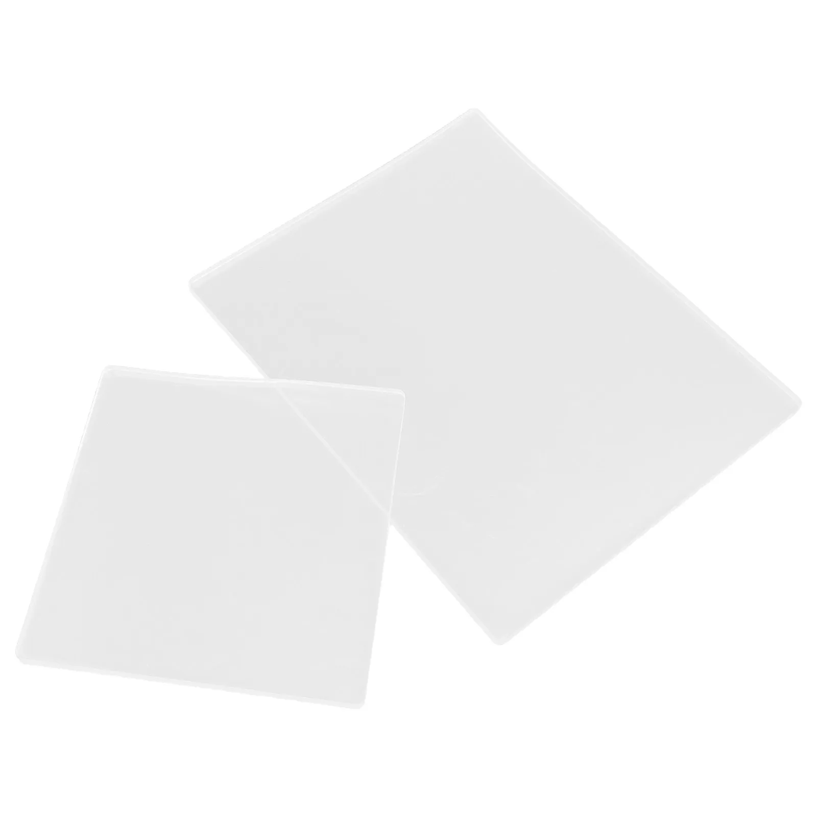 2Pcs Transparent Gel Printing Plate Kit for Printmaking Supplies Gel Plate Art Card Making Craft Supplies A4 Square