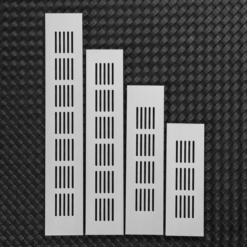 Aluminiumlegierung Schrank Air Vent Ventilator Gitter Dekor Abdeckung Schrank Schuh Kleiderschrank Mesh Loch Abdeckung Hardware Zubehör