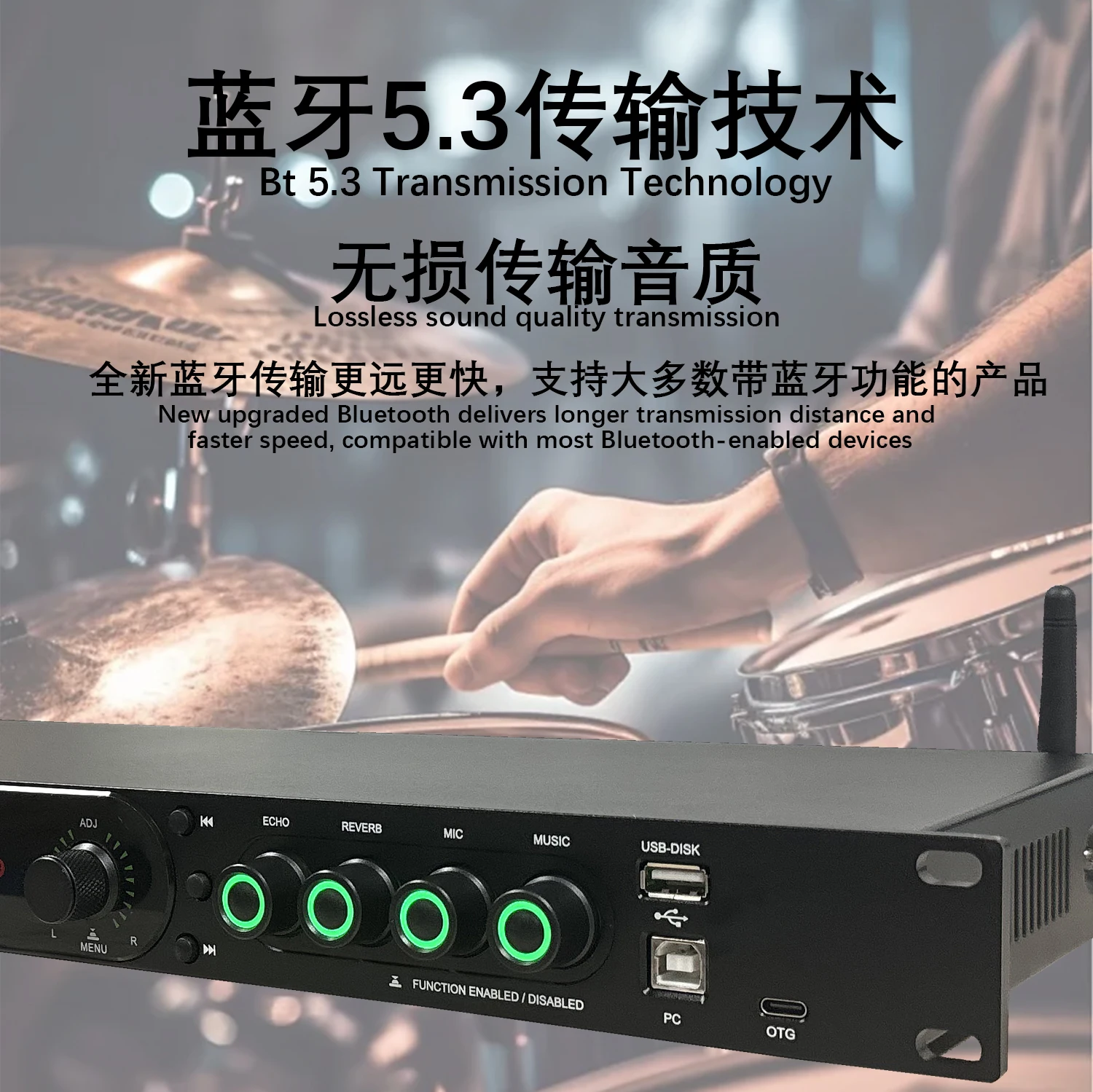 GAX-OT800 High-Performance 32-bit RISC-V Processor OTG Sound Card Functional Mobile Phone Notebook Computer Connection Play Reco