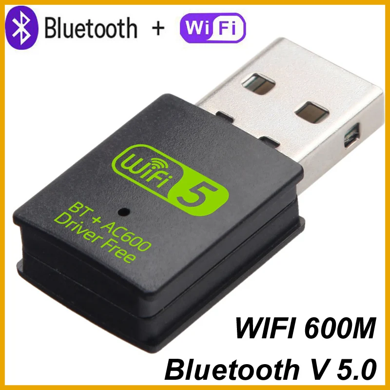 NEW 2026 USB WiFi 6 Bluetooth 5.0 Adapter 2in1 Dongle Dual Band 2.4G & 5GHz USB Network Wireless Wlan Receiver
