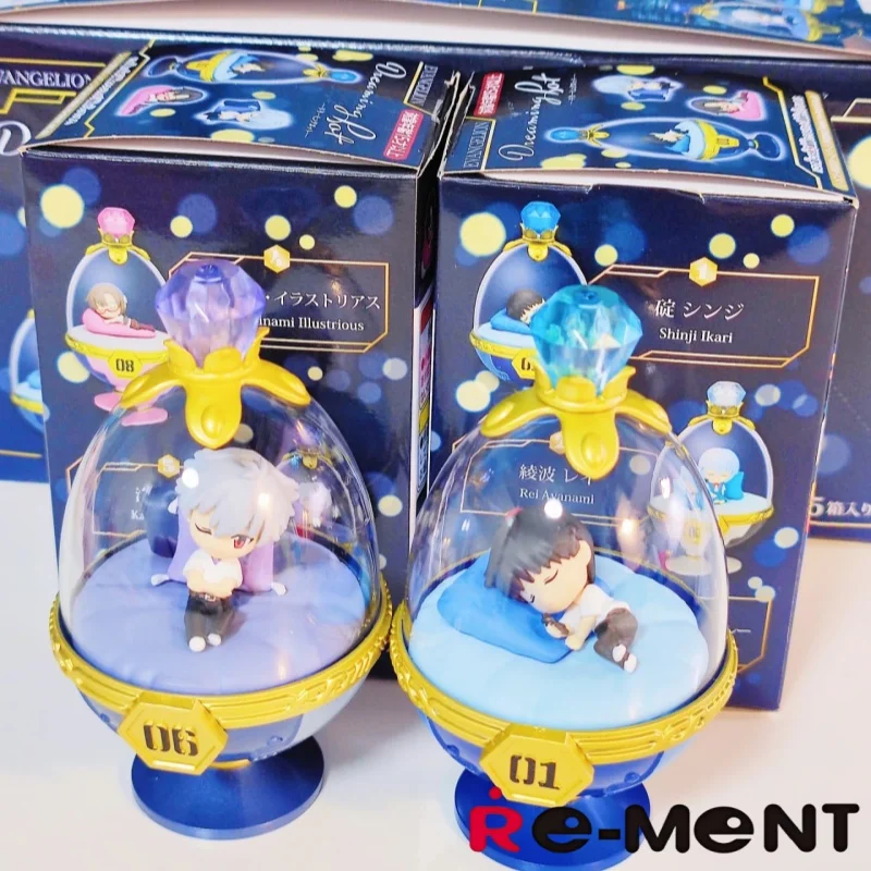 بقعة حقيقية إعادة مينت Evangelion كرة النوم سلسلة صندوق أعمى إيفا أنيمي لطيف سطح المكتب تزيين مُثبت الاطفال هدية