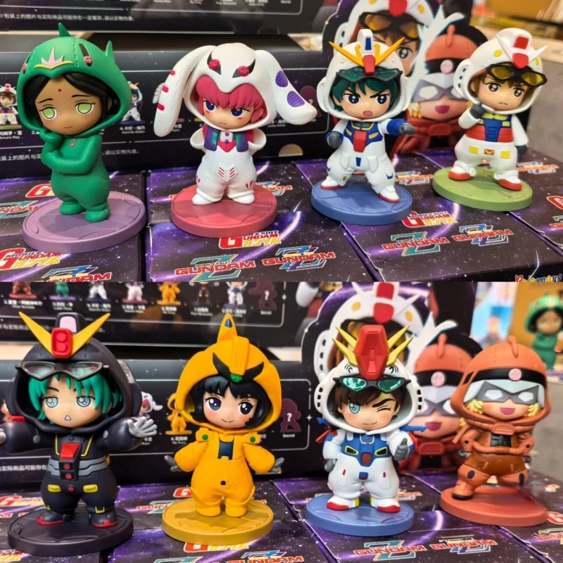 

Новая фигурка Bnfigure Q Pajamars Mobile Suit UC Series Vol.2: Амуро Рэй, Азнабл, Аниме-фигурка, Сюрприз-бокс, Модель-украшение