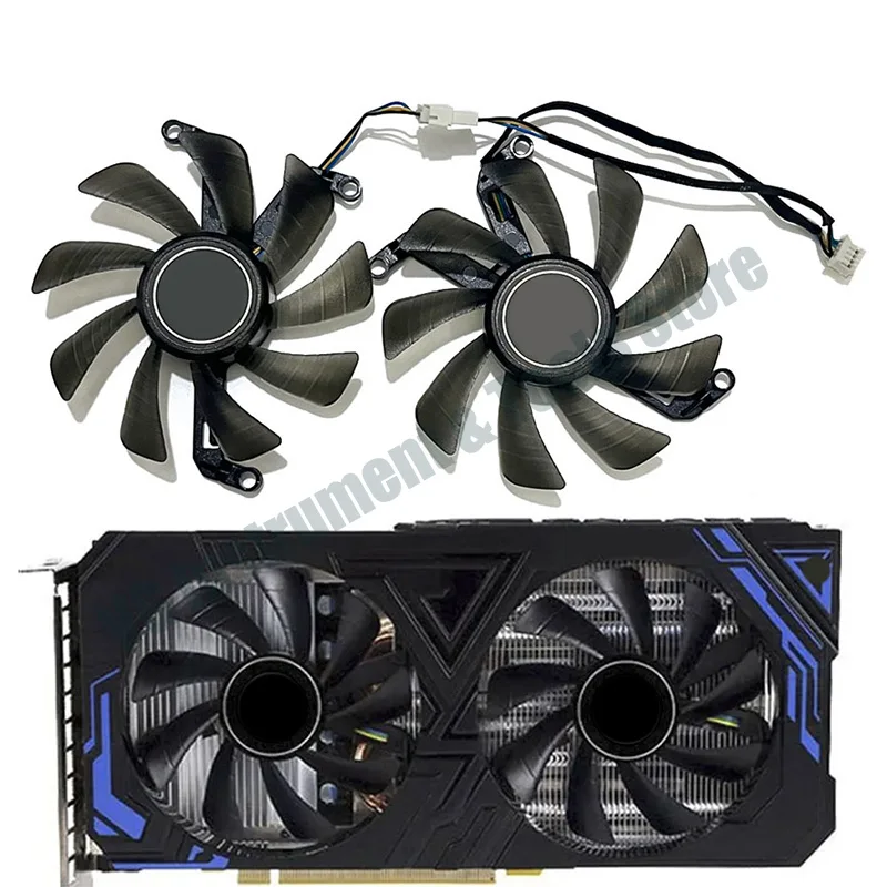 Neuer 85MM GALAXY GTX1660 RTX2060 GPU-Lüfter für GALAXY GTX 1660 1660Super 1660TI RTX 2060 2060Super Grafikkarten-Kühler – Detail 1