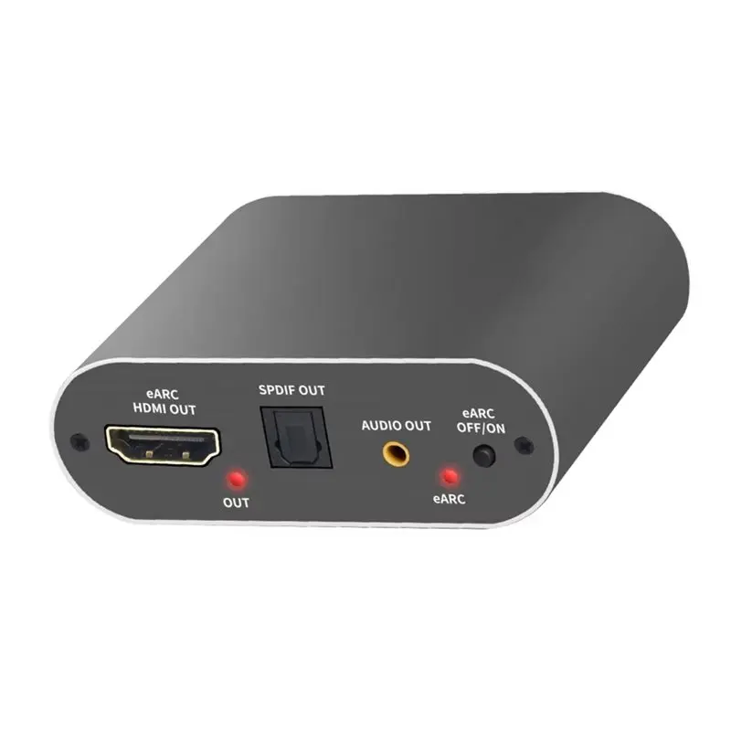 A92Z -Compatible 8K 60Hz For PS5 Switch TV Audio Extractor 2.1 Optical Toslink& RCA Stereo Output Splitter