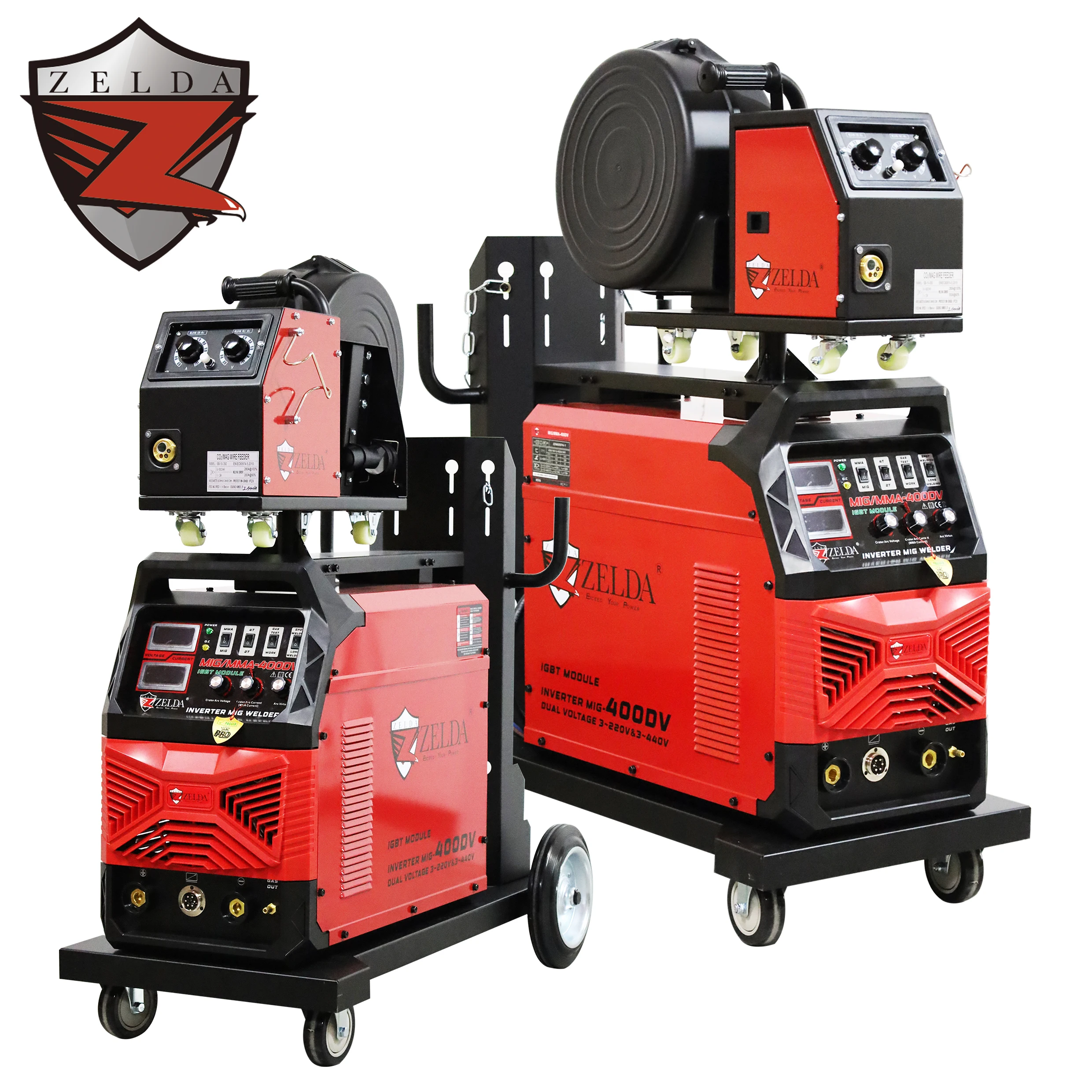 CE Industrial 400amp 220V 440V MIG MAG Welding Machine 1.2mm
