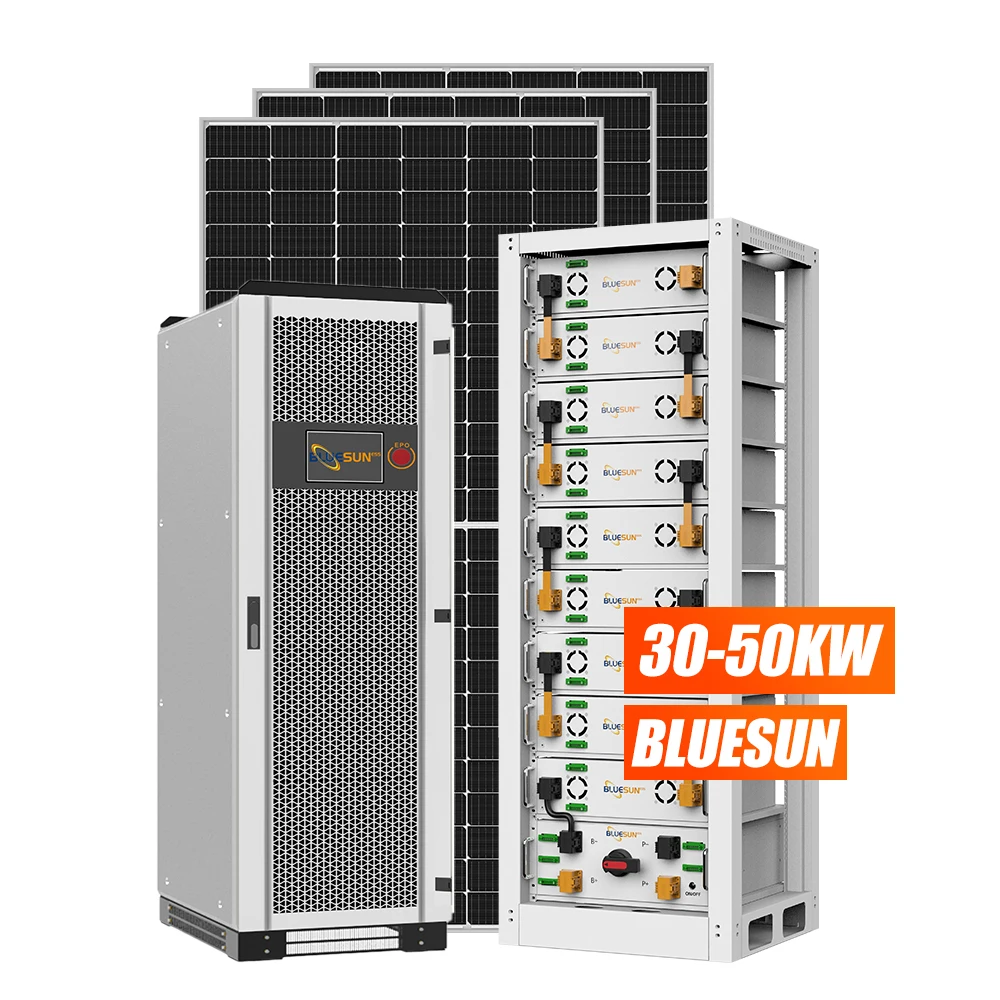 Commercial solar cell storage system High voltage three-phase solar system 50kw complete solar power system cost