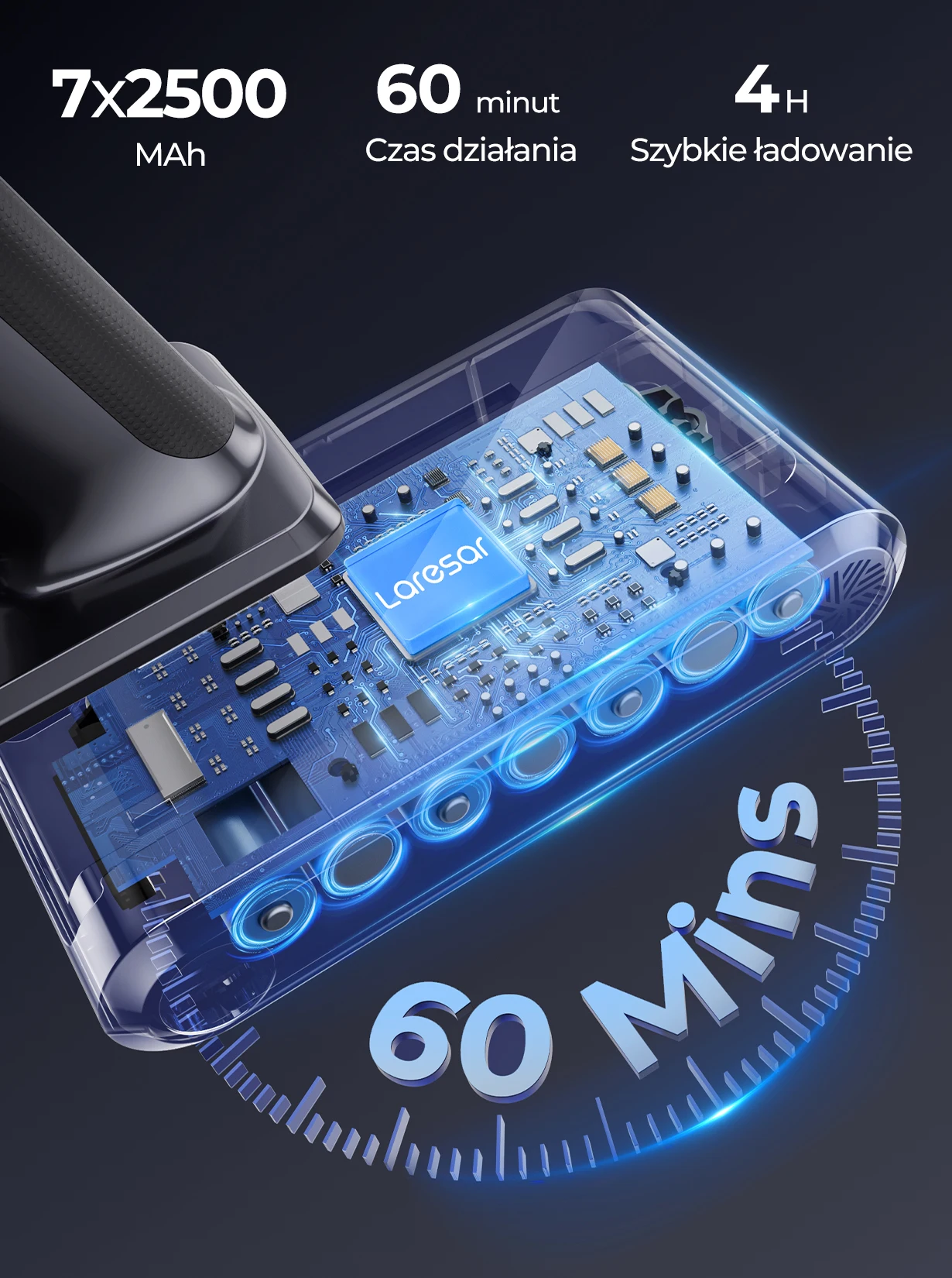LARESAR V8 Cordless Vacuum Cleaner: Ultimate Cleaning Solution at an Unbeatable Price! LARESAR V8 Cordless Vacuum Cleaner: Ultimate Cleaning Solution at an Unbeatable Price!
