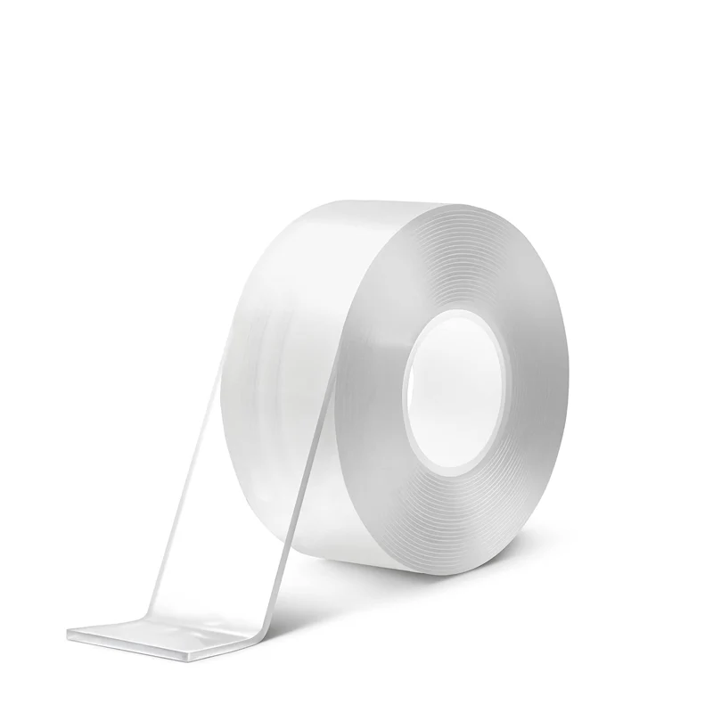 Wall Tape For Hanging Clear Nano Strong Sticky Double Sided Mounting Removable Poster Traceless Reusable Adhesive Strips