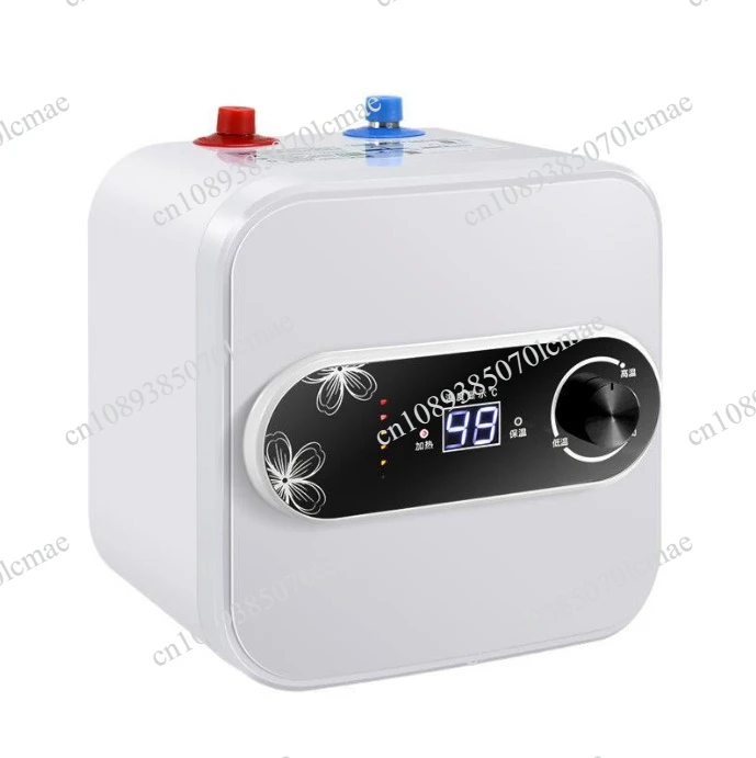 8L Water Storage Instant Electric Water Heater Rapid heat Insulation Digital display Thermostat Knob Control Up Down Water Inlet