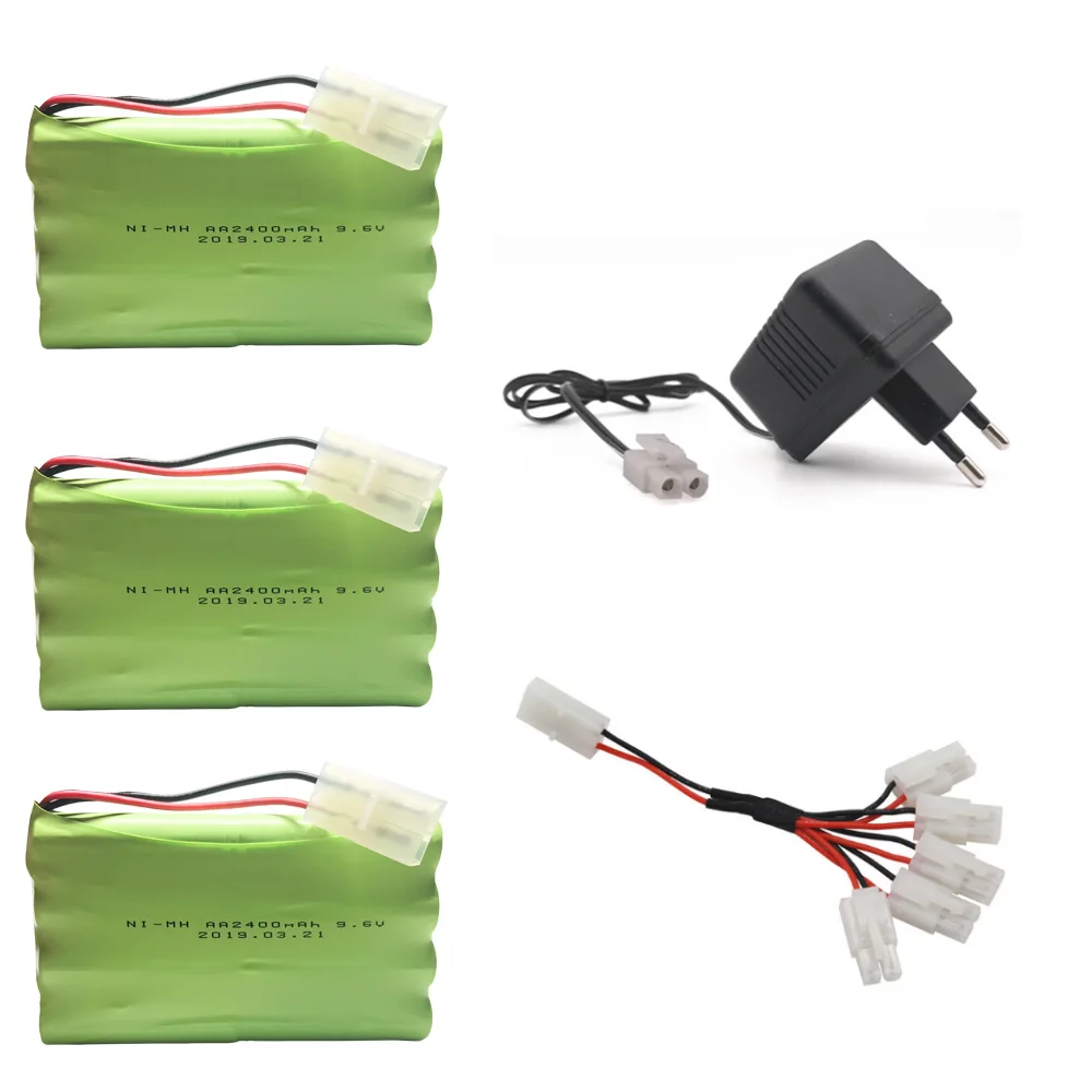 9.6V 2400mAh zdalne sterowanie zabawki bezpieczne baterie AA 9.6 v 2400 mah bateria Ni-MH grupa baterii Kep-2p wtyczka/złącza Tamiya