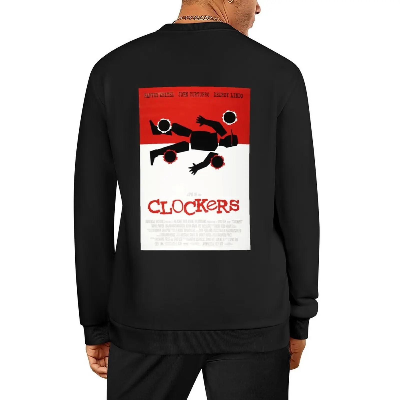 Clockers ملصق الفيلم البلوز الرجال ارتداء أزياء الرجال ملابس الخريف الرجال ملابس الخريف البلوز المعتاد