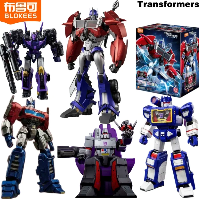 BLOKEES Transformers Building Block Man Optimus Prime Édition Légendaire Jouet à assembler articulé Décoration de bureau pour enfants