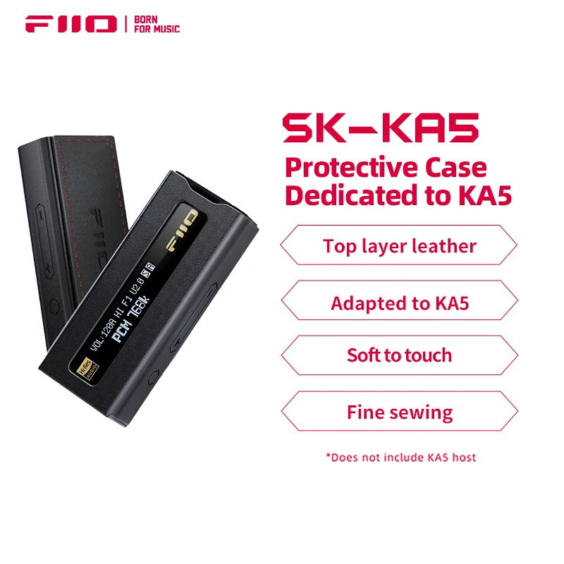 Protective Leather Case for FiiO KA5