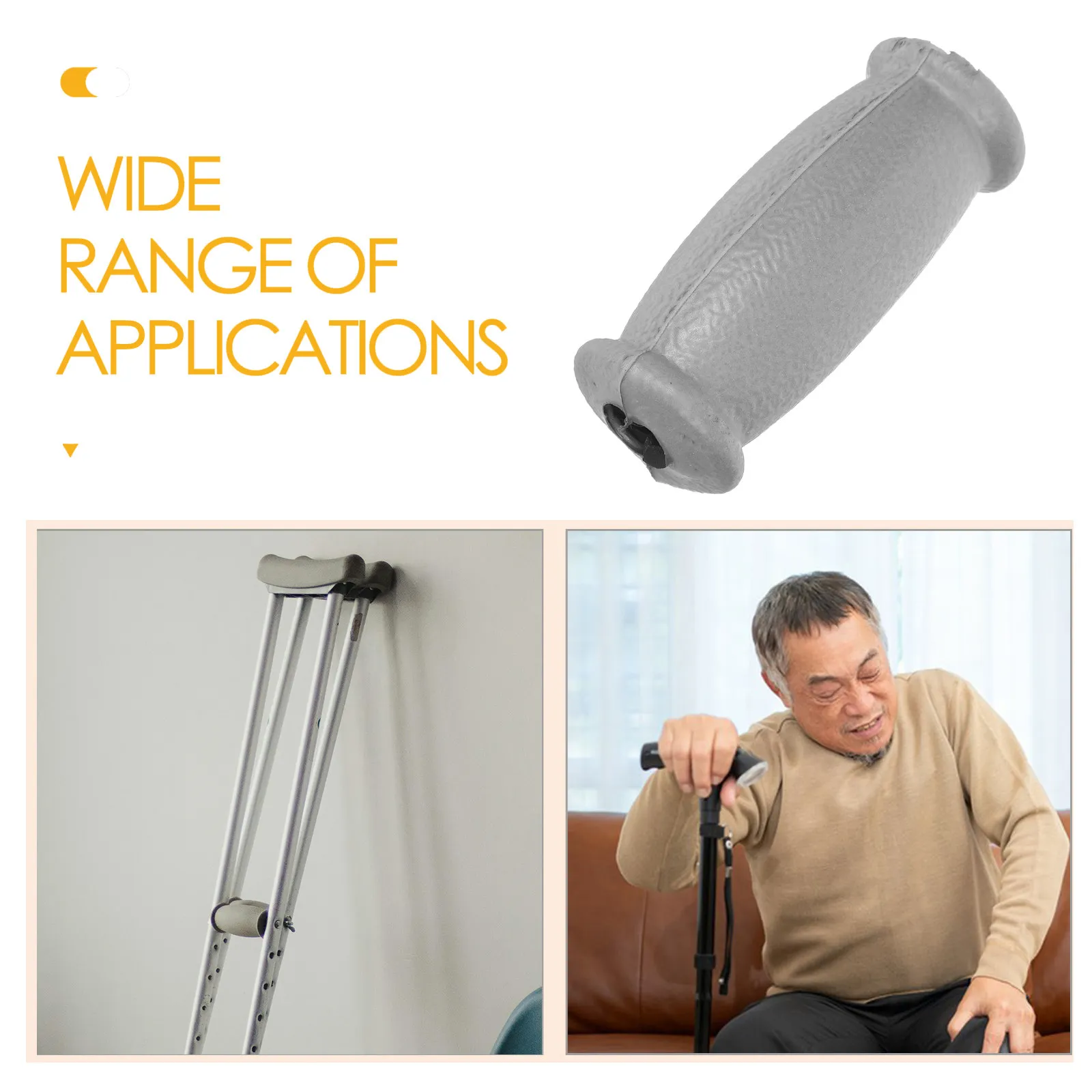 Crutch Replacements High Antiskid Protect Easy Install Fits Most Crutches Accessories