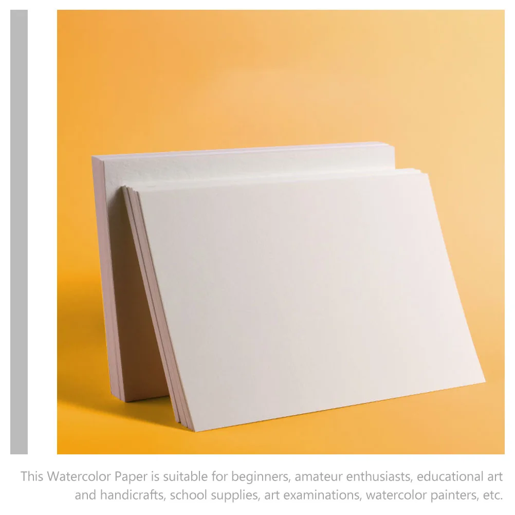 

20 Sheets Watercolor Professional Artists Painting Paper Durable Smooth Wear-Resistant Multi-Use Drawing Paper For Students