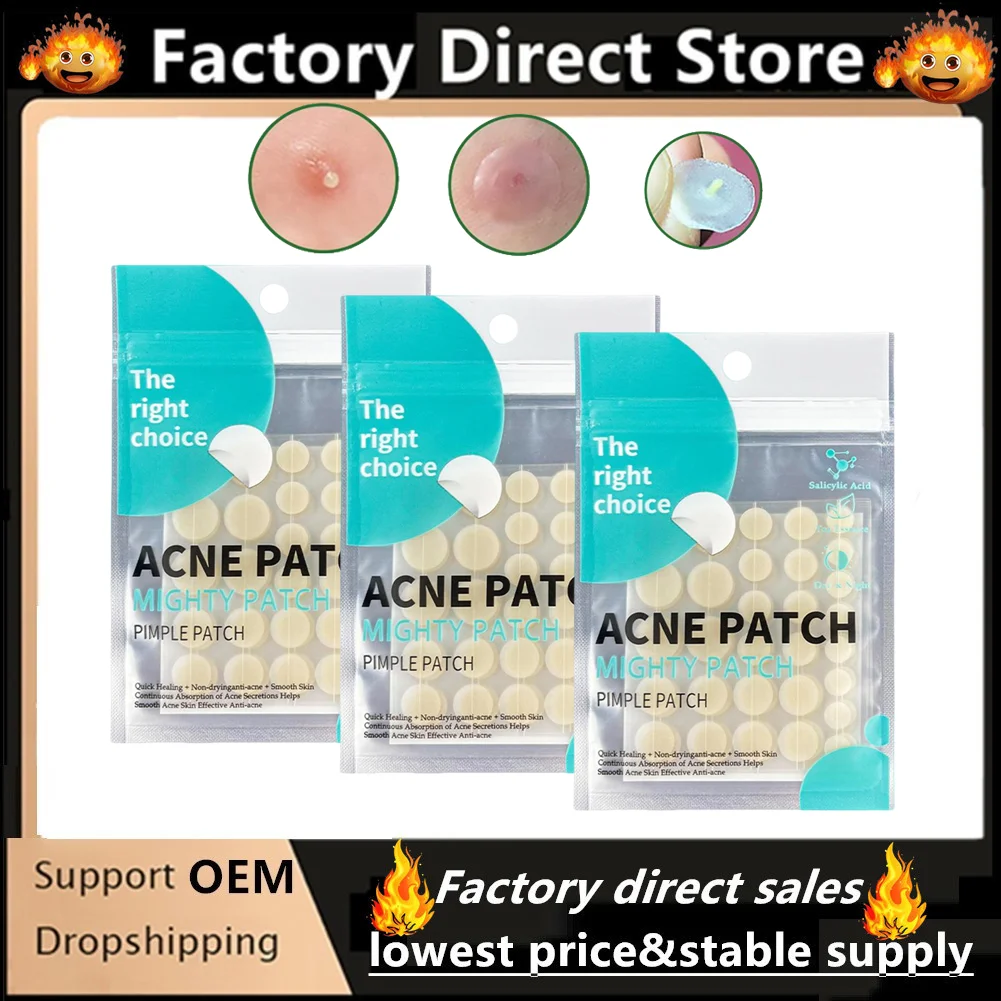 Tea Tree Oil Acne Patch Hydrocolloid Salicylic Acid For Inflamed Acne Improve Whiteheads Pimple Patches Face Spot Makeup Tools