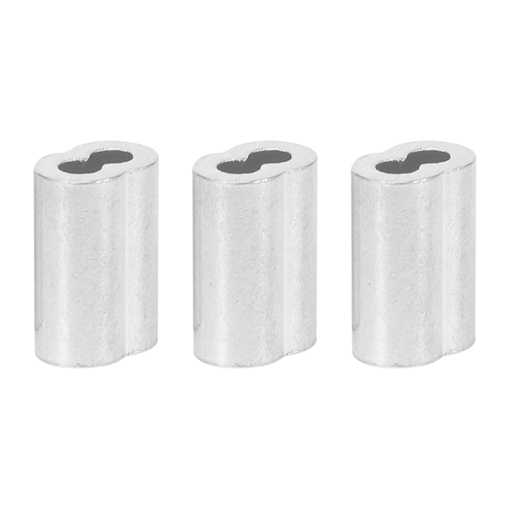 

ABBN-2000PCS 1/16 Inch Cable Ferrule Set Aluminum Alloy Crimping Loop Sleeve For Wire Rope