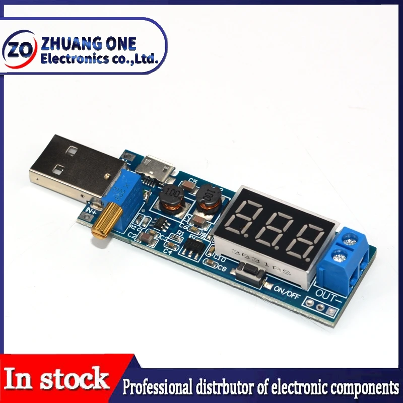 DC-DC 5V to 3.5V / 12V USB Step UP / Down Power Supply Module Adjustable Boost Buck Converter Out DC 1.2V-24V