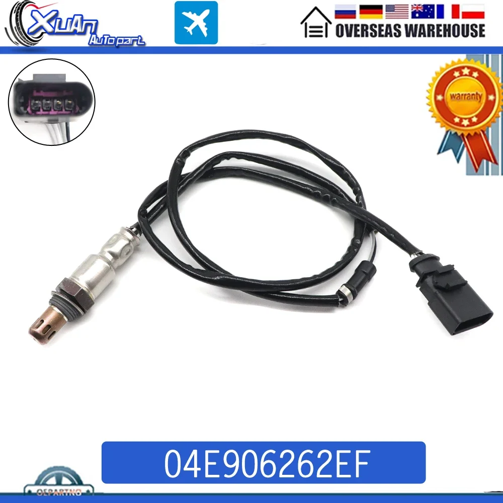 XUAN New Downstream Air Fuel Ratio Lambda O2 Oxygen Sensor 04E906262EF for Volkswagen 1.4L 16-18 AUDI A3 Sportback 8VA 8VF 18