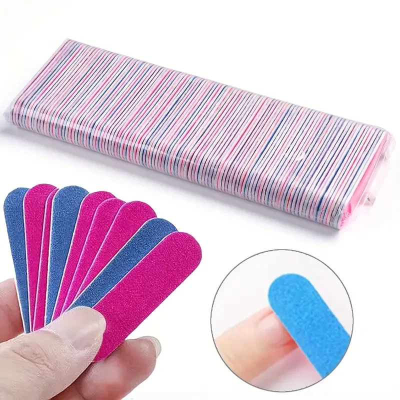 Doppelseitige Nagelfeilen Mini Holz Schleifpuffer Block Set für Gelpoliermittel Maniküre Pediküre Salon Professionelle Nail Art Tools – Detail 6