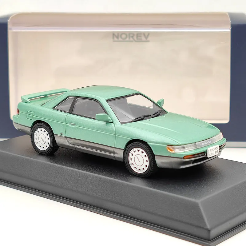 Norev 1/43 Silvia S13 1988 metallic Diecast Models Car Toys Collection Gifts Light Green