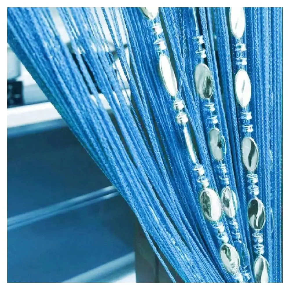 Drative Door String Curtain Beads Wall Panel Fringe Window Room Divider Blind For Wedding Coffee House Parts Door Divider Beads