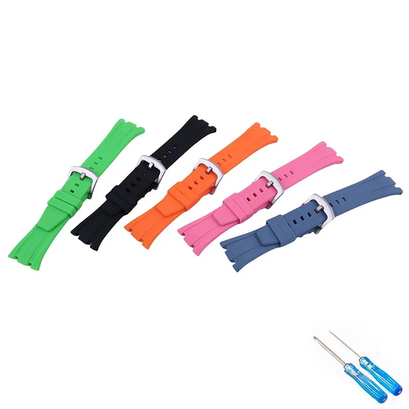 Das Uhrenarmband-Zubehör ist mit dem Casio GA2100 2110 GA-B2100 Sportarmband aus Silikonkautschuk kompatibel