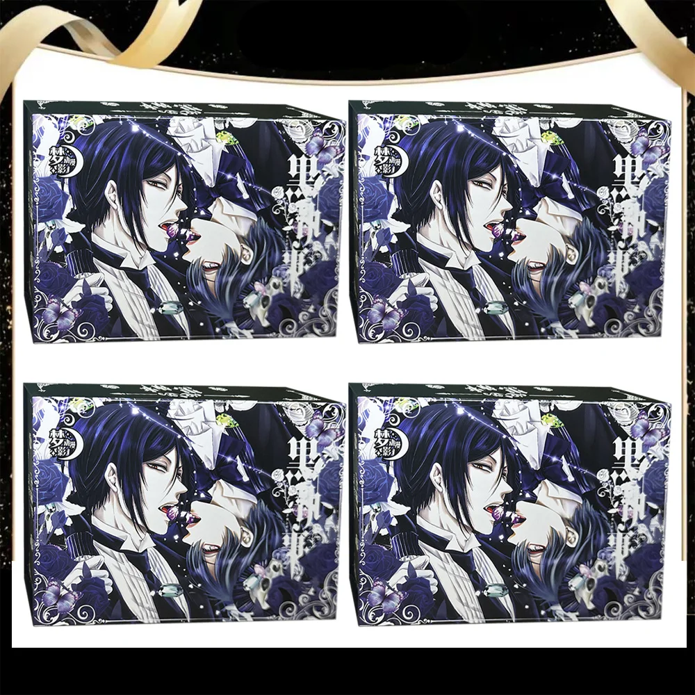 Latest Black Butler Cards Collections Booster Box Japanese Anime Rare SGP LSP Metal Character Card Children Toys Gift