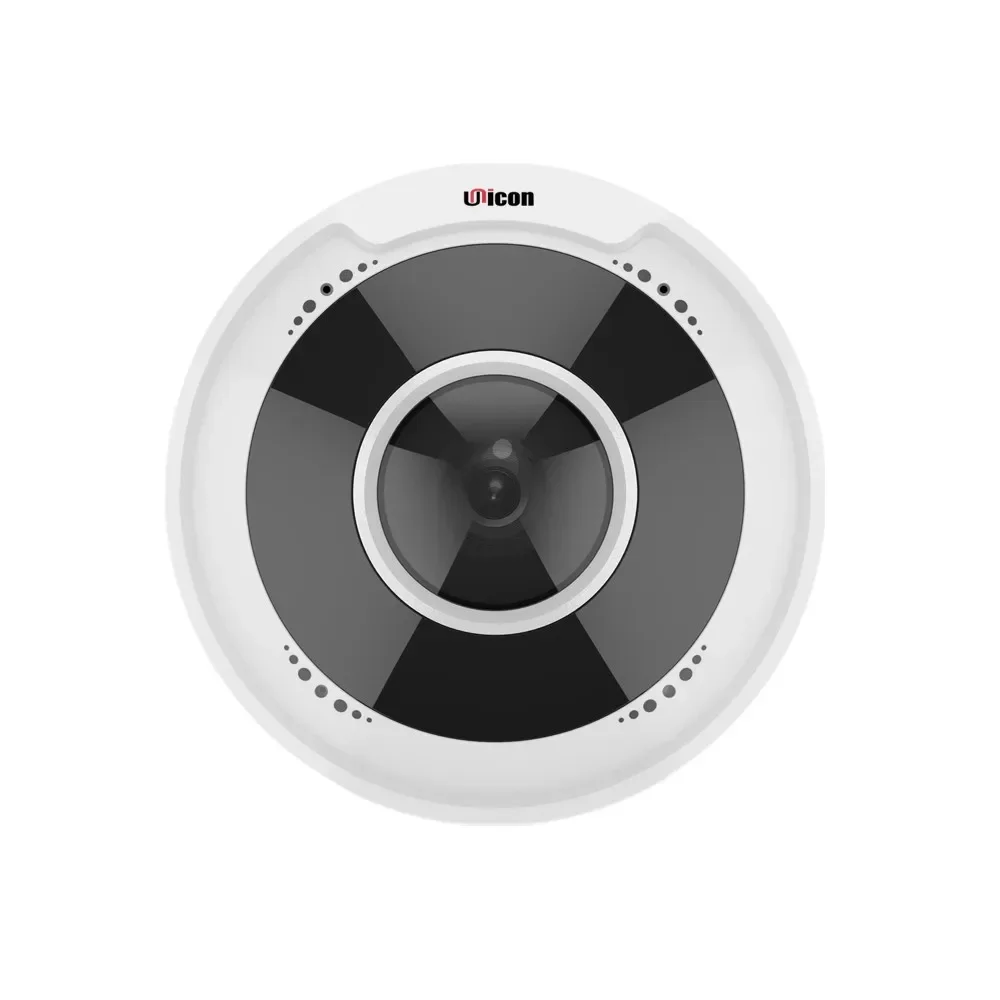 Visão panorâmica grande angular de 360 graus Segurança interna CCTV IP Áudio bidirecional POE 5MP Câmera IP olho de peixe