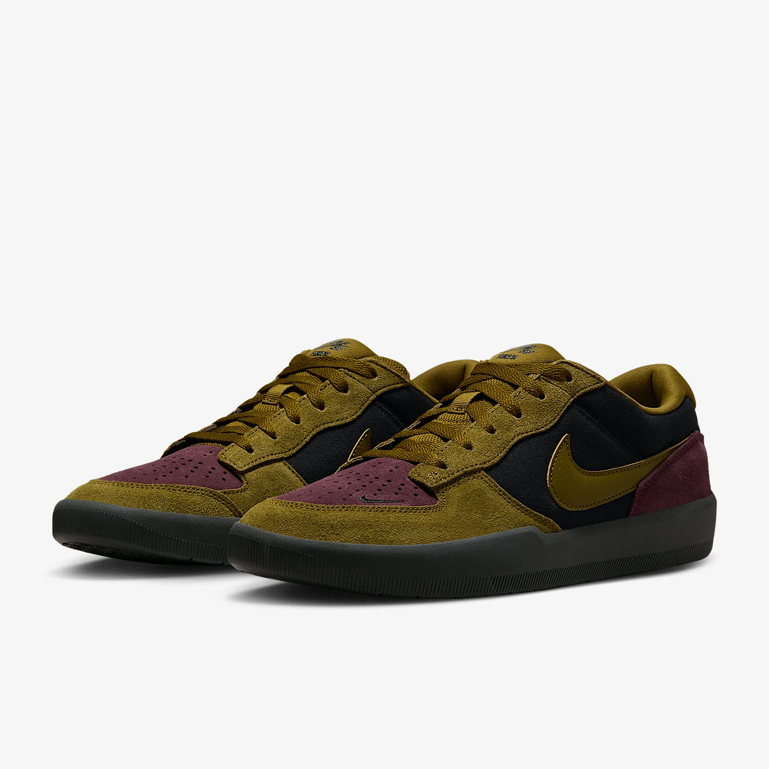 Nike Authentic SB Force 58 Men's Women's Suede Casual Low-Top Sneakers DV5477-008