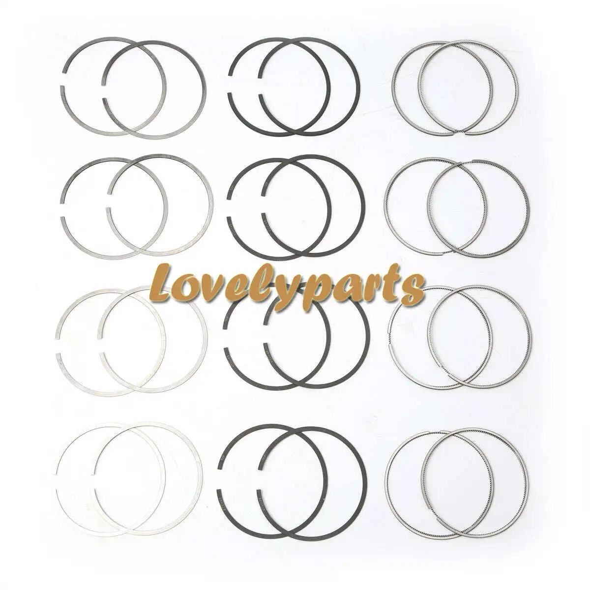 8x Anillos de pistón STD Φ84,5 mm para Audi RS4 RS5 B8 R8 V8 4.2L CFSA CNDA 077198151 P P P P