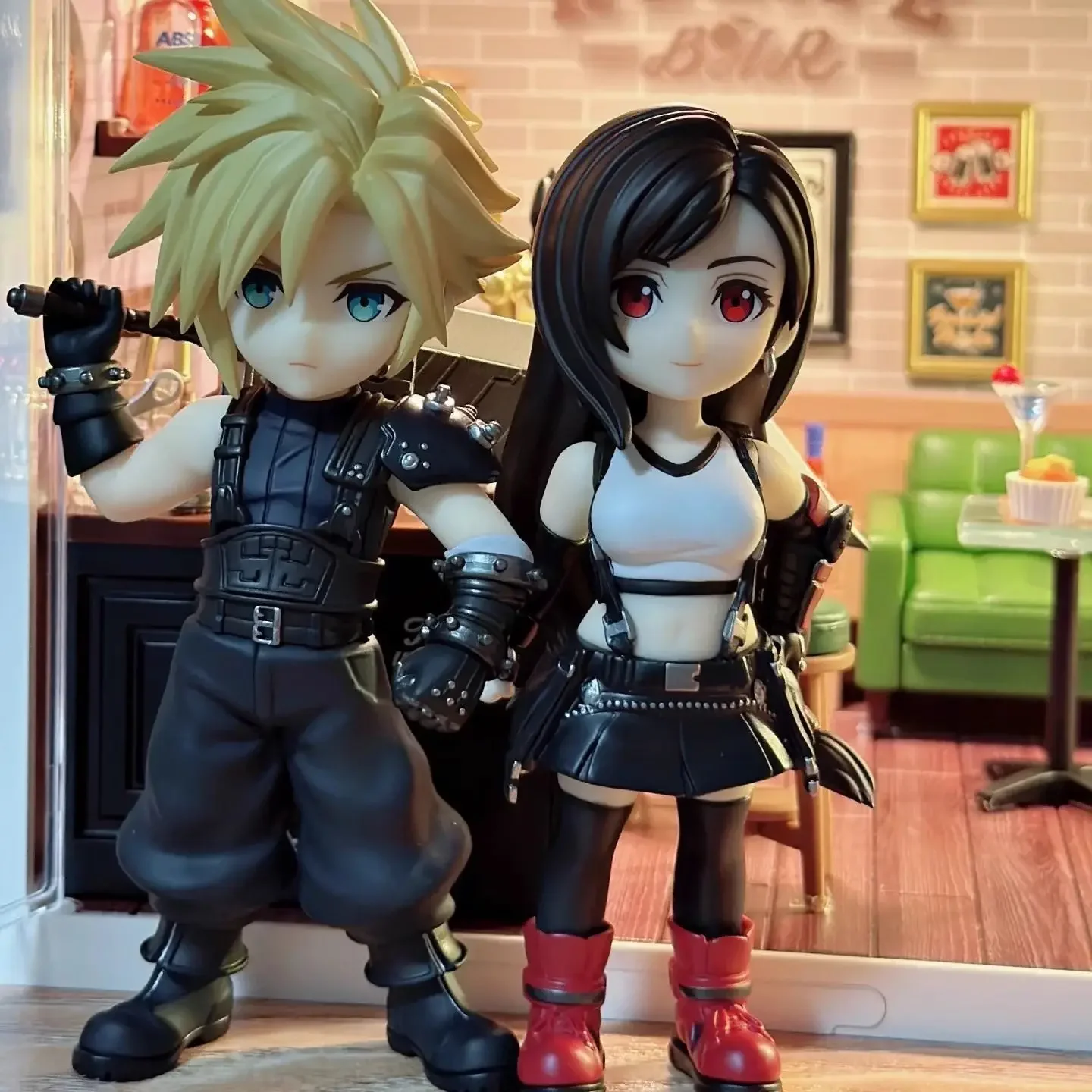 11-12 سنتيمتر أنيمي سحابة الفتنة تيفا Lockhart ايريث غينسبورو زاك · الجنية نموذج لجسم لعبة بولي كلوريد الفينيل مجموعة سطح المكتب اكسسوارات هدية #2