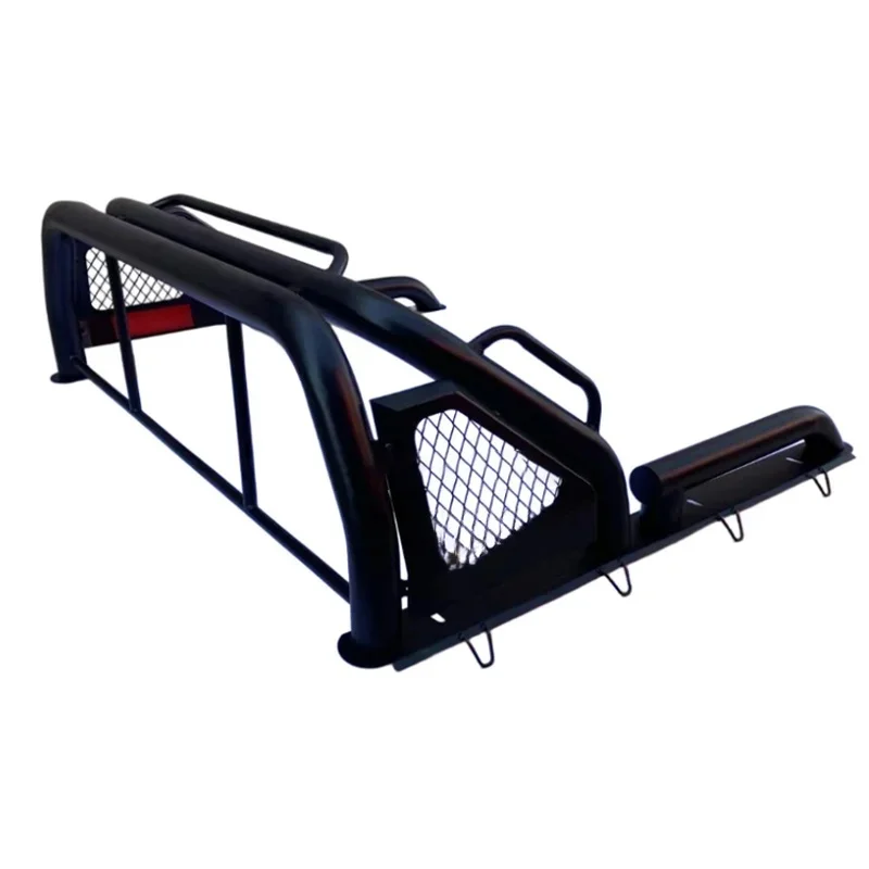 High Quality Mangane Steel Sport Bar Roll Cage Pickup 4X4 Exterior Heavy Off-Road Black Non-Slip Durle Guard