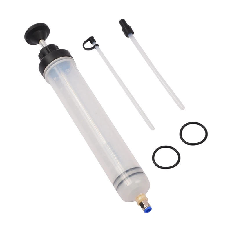 500Cc Car Brake Fluid Oil Extractor Auto Oil Change Syringe With Hose Manual Fuel Filler Fluid Oil Change Evacuator Pump