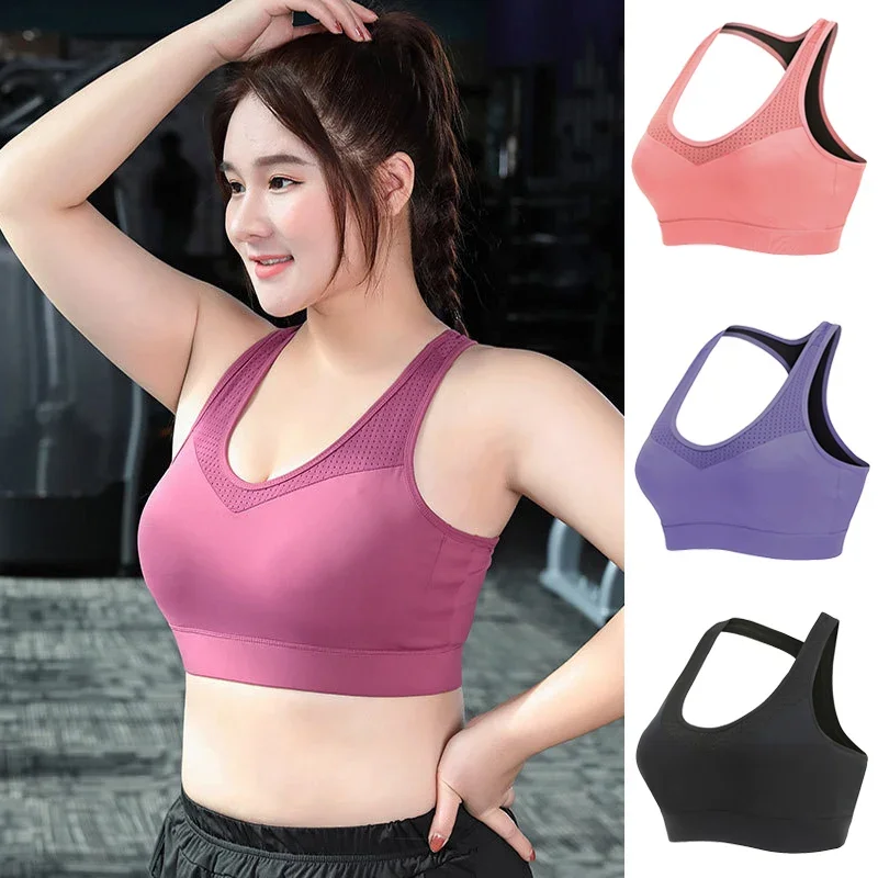 Cloud Hide S-5XL Sports Top Women Yoga Bra Push Up Brassiere BH Gym Shirt Fitness Shockproof Sportswear Sports Bra Top Plus Size